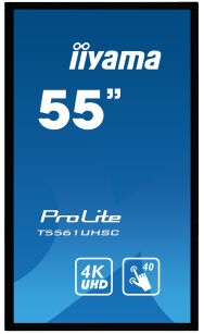 Monitor dotykowy IIYAMA PROLITE T5561UHSC-B1 - 5