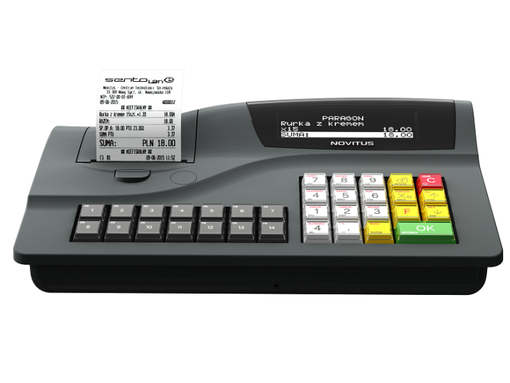 Kasa fiskalna Novitus Sento Lan E