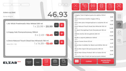 elzAPP POS program sprzedażowy na platformę Android - 2